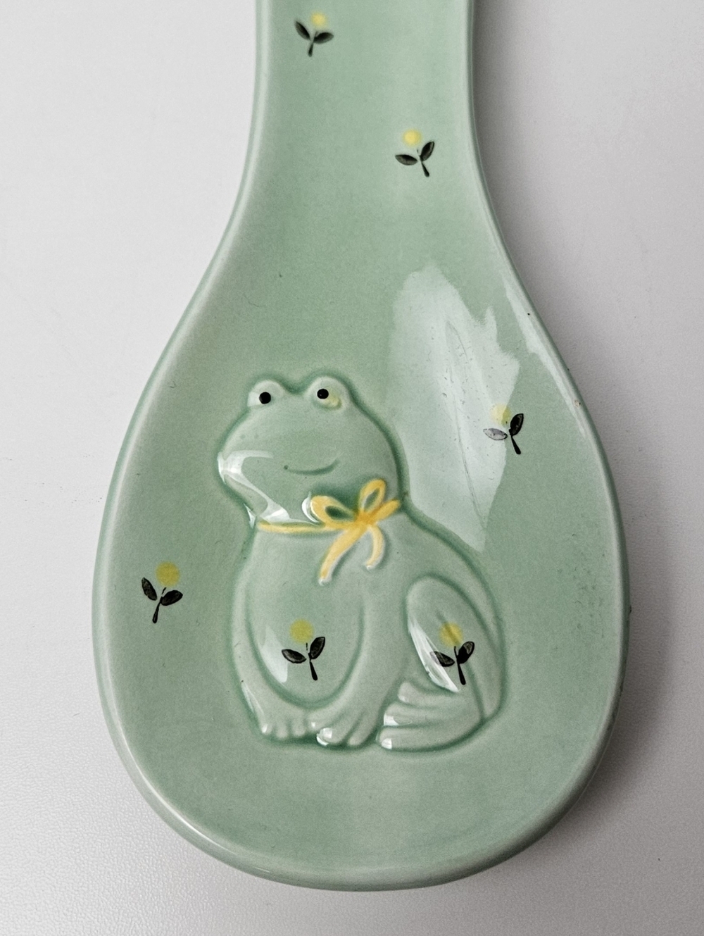 Otagiri Japan Frog Salt Pepper Shakers Spoon Rest Ceramic Kitchen Set Vintage - Picture 7 of 14